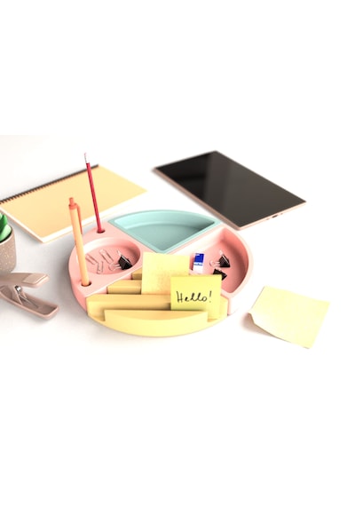 Tıdy Grıd - Desk Organizer Manyetik Modüler Mıknatıslı Masaüstü Düzenleyici Kalemlik Çok Renkli