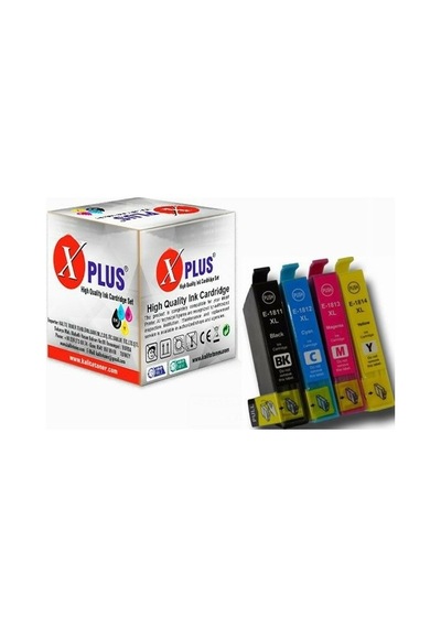 Xplus® Expression Home XP-425 Uyumlu Kartuş Set 4 Renk Takım 18XL