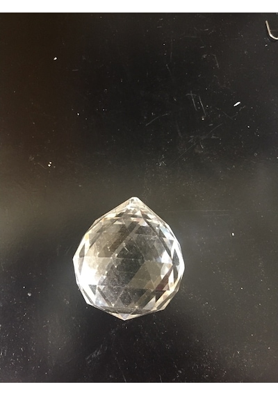 Kristal Avize Top Taşı Asfor Toptaş 30 Mm Cam Lazer Kesim