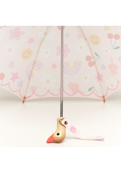 Original Duckhead Duck Çocuk Şemsiyesi Odh X Meri Meri Happy Icons Renkli