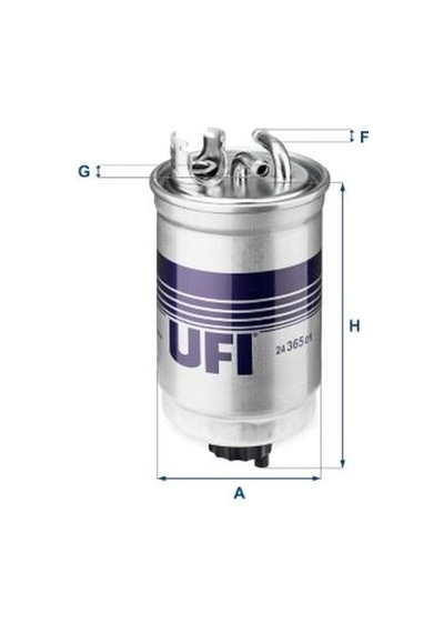Ufı Yakıt Filtresi Caddy-golf-jetta-passat-polo-transporter Lt35-vento-cordoba-ıbıza-toledo Oe Ufı 2436501 1h0127401c 1h0127401g 191127401a