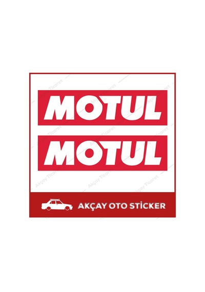 (2 Adet) Motul Yağ Sticker Motul Motorsiklet Sticker Oto Sticker