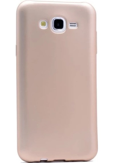 Samsung Galaxy Uyumlu J7 Core (J701) Arka Kapak Silikon Kılıf + Temperli Cam Ekran Koruyucu