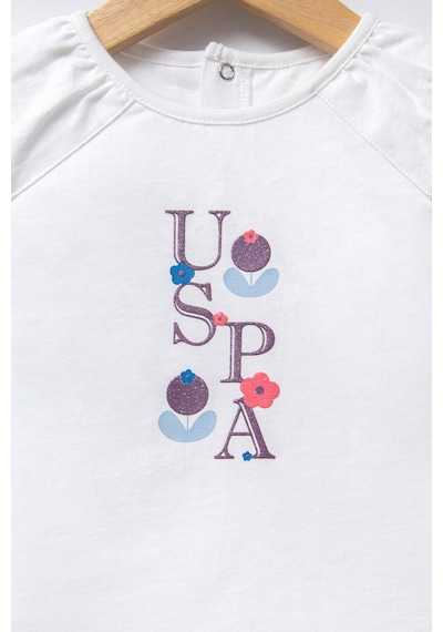 U.S. Polo Assn. Kız Bebek Beyaz Takım Usb2410-c-v1 Beyaz