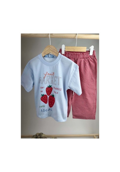 Poala Kids Strawberry Dokuma Set Çok Renkli