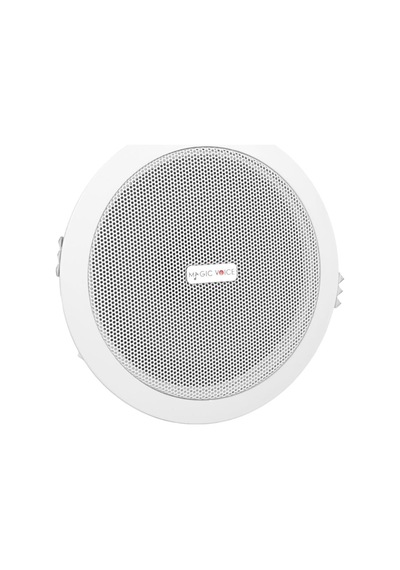 Magicvoice Tpı-350 5 İnç 13.5 Cm Hat Trafolu Alçıpan Asma Tavan Tipi Hoparlör Mağaza Kolon 6w Rms Mp3 Usb Uyumlu Beyaz