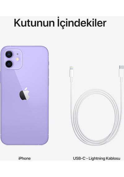 Apple iPhone 12 128 GB (Apple Türkiye Garantili)