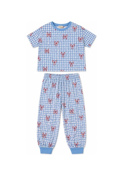 Beniizle Kız Çocuk Pijama Takımı Mavi
