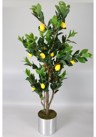 Metal Saksıda Yapay Lüx Limon Ağacı 190 Cm