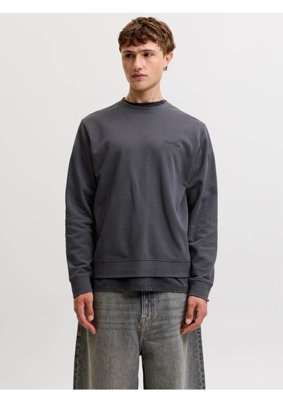 Jack & Jones Jjearchıve Graphıc Sweat Crew Neck Noos Antrasit Erkek Sweatshirt 12287995