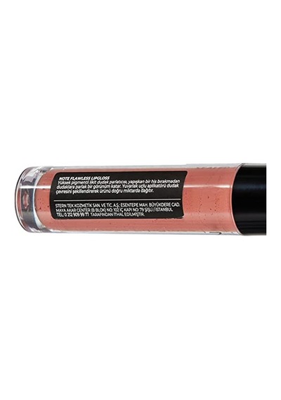 Note Cosmetics Flawless Lipgloss 01 Nude Touch Nemlendirici Etkili Parlak Ruj, Nude 00