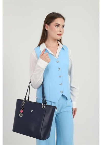 Silver Polo Sp1176 Kadın Omuz Çantası Düz Lacivert-lacivert
