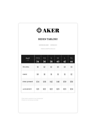 Aker Haki Desenli Britli Kimono Haki Haki