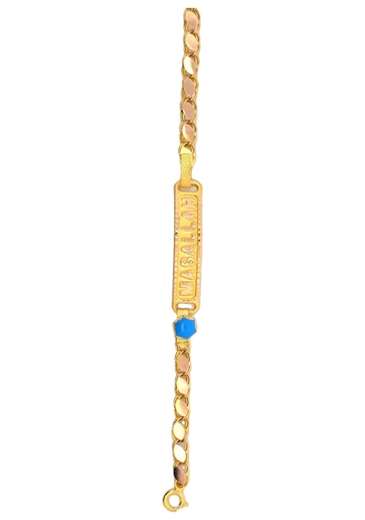 Cigold Taşlı Çocuk Bileklik 14 Ayar Altın 1.75 Gr Oa-c11203029249 Renkli Çok Renkli