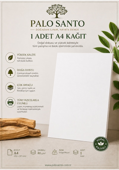 A4 Kağıt 1 Adet