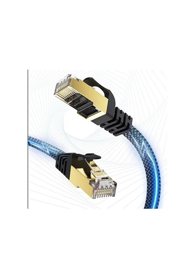 Cat 8 Lan Kablosu Ethernet Kablosu Örgü Kaplama, Yüksek Hızlı 10 Metre Diğer