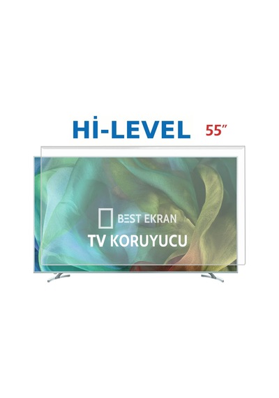 Hi Level 55" İnç 140 Ekran Kırılmaz Koruyucu Paneli