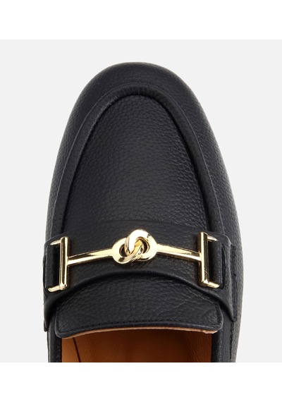 Hotiç Kadın Deri Siyah Yumuşak Dokulu Tokalı Klasik Loafer 01ayh319080a100 01ayh319080a100 Siyah