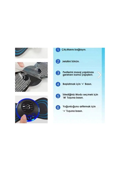Tens Cihazı Ems Elektrikli Tüm Vücut Şarjlı Taşınabilir 8 Mod 19 Proğramlı