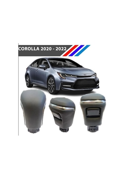 Toyota Corolla Camry Otomatik Vites Topuzu Siyah 2019-2024 Deri K Diğer