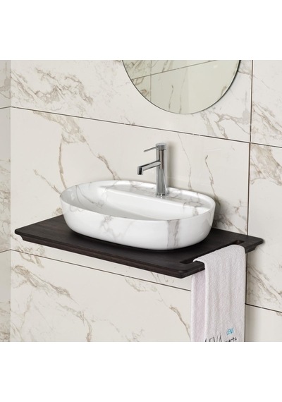 Lena E-2114M1 Tezgahüstü Lavabo Beyaz