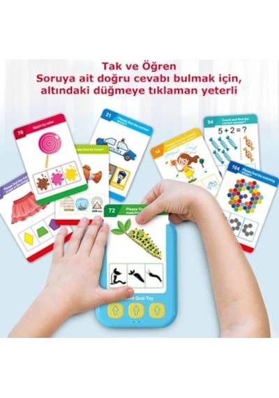 İngilizce Sorularla Eğitici Akıl Ve Zeka Kartları - 110 Soru