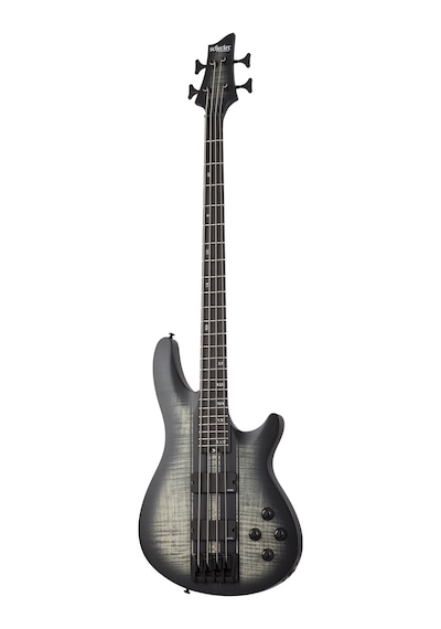 Schecter C-4 GT Bas Gitar (Satin Charcoal Burst)