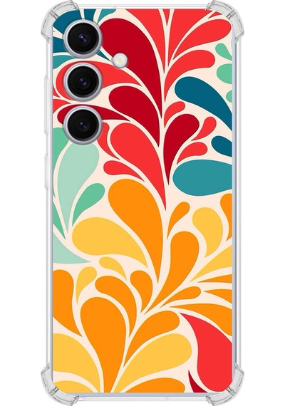Samsung Galaxy S25 İle Uyumlu Retro Color 5 Tasarımlı Antişok Kılıf