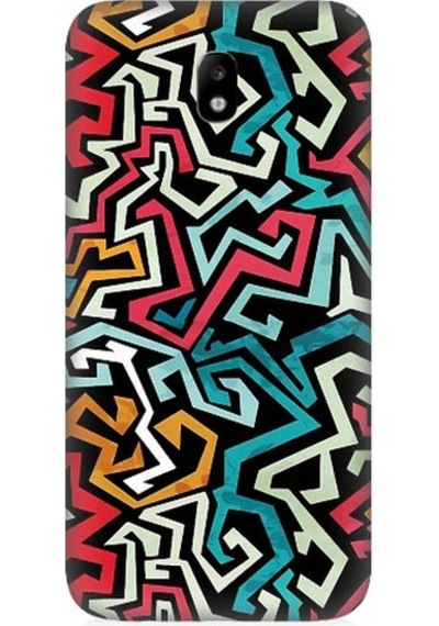 Samsung Galaxy J3 Pro Uyumlu Pop Art Grafiti Grunge Desenli Silikon Kılıf