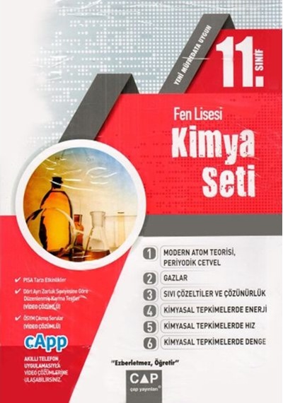 Çap Yayınları 11.Sınıf Fen Lisesi Kimya Seti