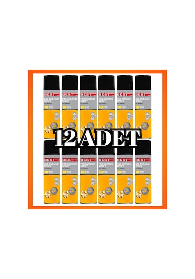Best Lu250 Pas Sökücü Sprey Yağlayıcı 250 ML - 12 Adet