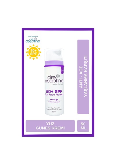 Günes Koruyucu Anti -age Yüz Kremi Spf 50+ Sun Face Protect 50 Ml