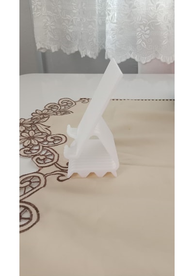 Masa Üstü Desenli Telefon Standı
