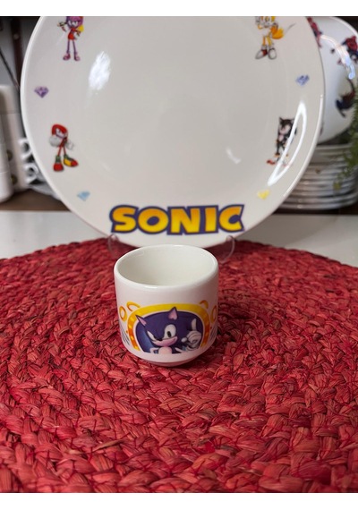 5 Parça Sonic Model Çocuk Bebek Yemek Takımı Beslenme Seti Çok Renkli
