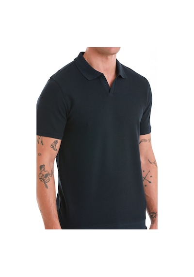 Hatemoğlu Lacivert Regular Fit Düz Polo Yaka Pamuklu Tişört 35362024c011 005 Lacivert