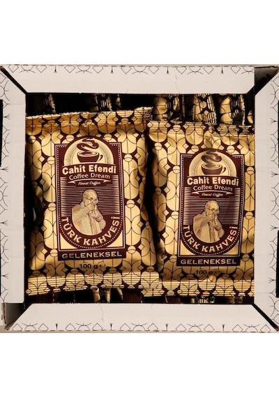 Cahit Efendi Türk Kahvesi (10 Adet 100gr.) 1 Kg.