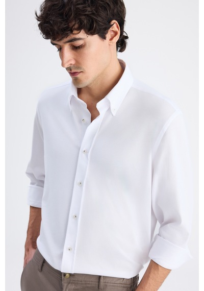 D'S Damat Ds Damat Comfort Beyaz Oxford Gömlek 6hc02g811304m Çok Renkli