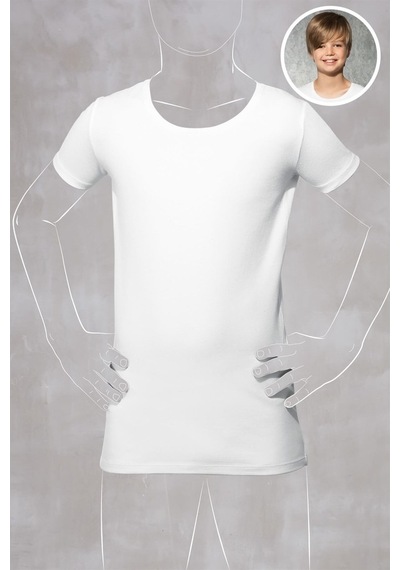 Doreanse Erkek Çocuk Modal Yuvarlak Yaka Kısa Kol T Shirt 700