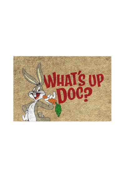 Tasarımlı Dekoratif Kapı Önü Paspas, Dış Mekan/ev İçi/banyo/mutfak/yatak Odası/giriş Paspasları Whats Up Doc, 40x60 Sku: Zeusb0bk1q6n3v 11ypycoco