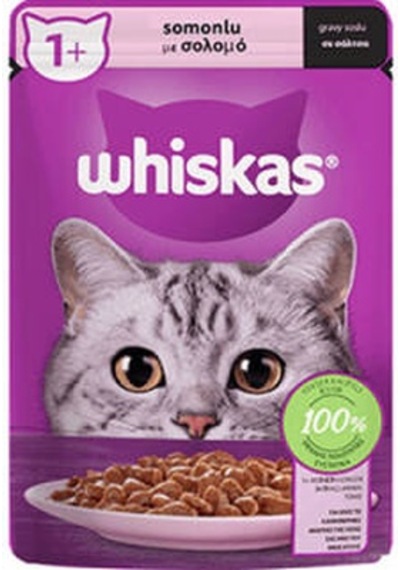 Pouch Sos İçinde Somonlu Yetişkin Kedi Konservesi 12 Adet 85 Gr