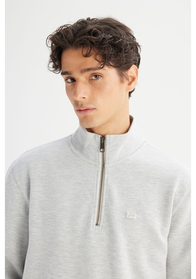 Lee Regular Fit Fermuar Detaylı Erkek Sweatshirt L252031236 Gri