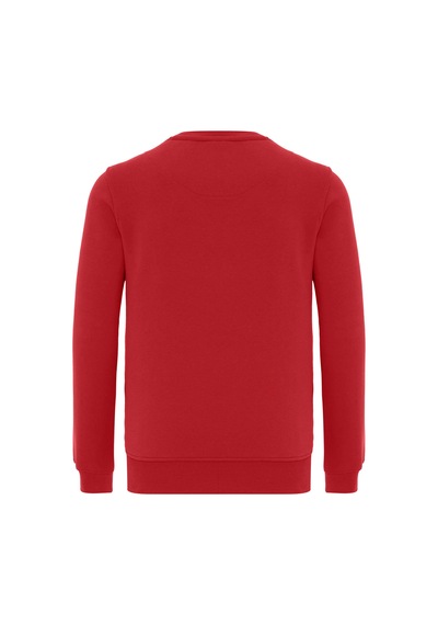 Routefıeld Routefield Erkek Sweatshirt Holm Bordo Bordo