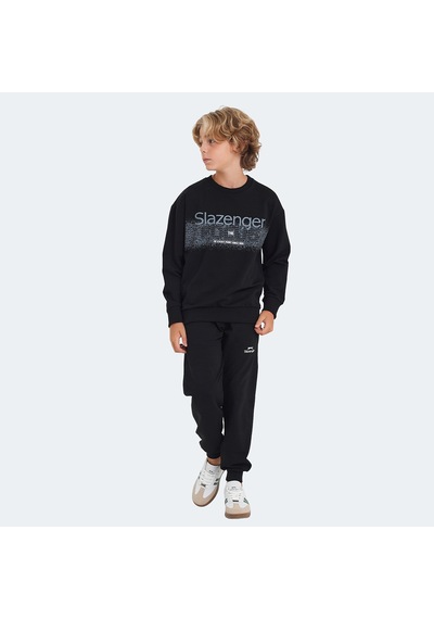 Slazenger LAST Çocuk  Siyah Sweatshirt