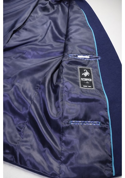 Plus Scorpion Erkek Kendinden Örmeli Çift Düğmeli Blazer Ceket Tek Yırtmaçlı, Modern Klasik Kesim Lacivert Plus Scorpion Erkek Kendinden Örmeli Çift Düğmeli Blazer Ceket Tek Yırtmaçlı, Modern Klasik Kesim Lacivert