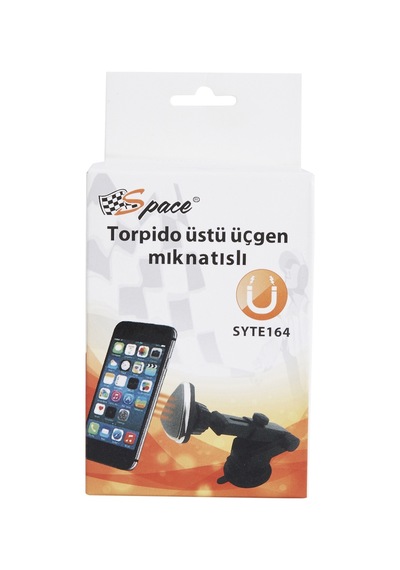 Space Torpido Üstü Üçgen Mıknatıslı Telefon Tutacağı Orta Boy / Syte164