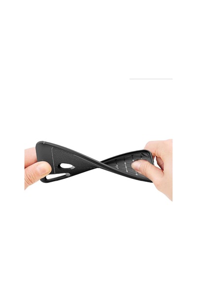 Huawei P Smart 2019 Kilif Deri Tarzi Niss Silikon Case 357682755