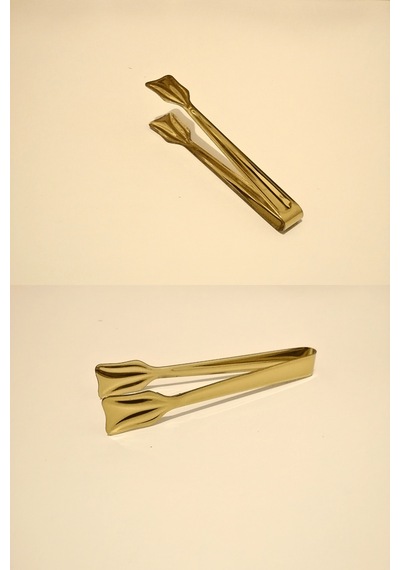 Çelik Gold Şeker Maşası - Küp Şeker Maşası-13 Cm-1 Adet