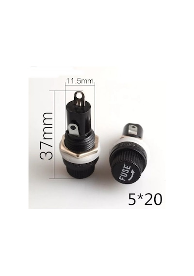 Ic-235 Ic-236 5X20 6X30 Küçük Büyük Cam Siğorta Yuvası 25 Adet-5X20 Küçük