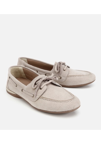 Hotiç Kadın Süet Deri Taba Comfort Günlük Loafer