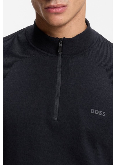Boss Pamuk Karışımlı Regular Fit Yarım Fermuarlı Dik Yaka Kazak Erkek Kazak 50558352 402 Lacivert Boss Pamuk Karışımlı Regular Fit Yarım Fermuarlı Dik Yaka Kazak Erkek Kazak 50558352 402 Lacivert